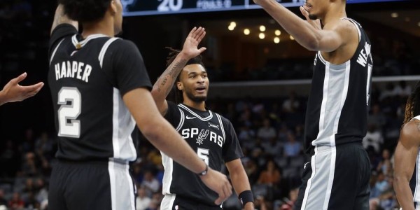 文班亚马19+15+3+3抢断7盖帽 卡斯尔15+9马刺轻取灰熊