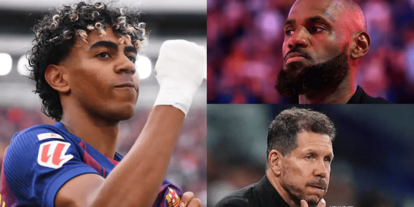 亚马尔欲复刻詹皇奇迹，隔空向西蒙尼 “求关照”！巴萨剑指逆转马竞