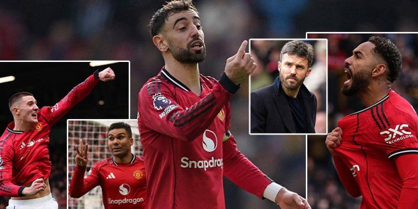 B费创助攻新高+卡塞米罗破门，曼联主场3-1胜维拉稳固欧冠资格