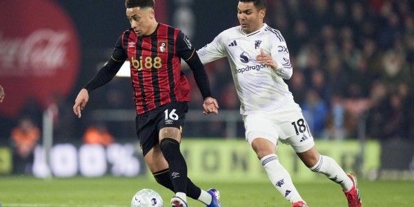 2-2！十人曼联惨遭伯恩茅斯逼平！马奎尔被红牌罚下！倚天足球