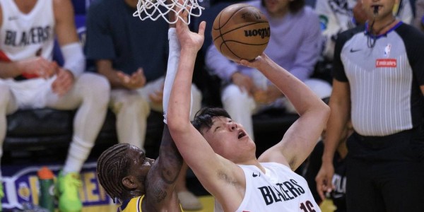 杨瀚森1分1板里夫斯41分 开拓者3人20+击败湖人