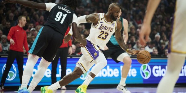 杨翰森3分半1失误 老詹20+9湖人负开拓者