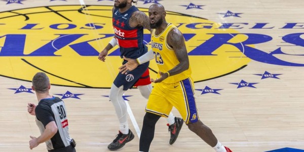 詹姆斯21+10+12里夫斯19+9 湖人大胜奇才