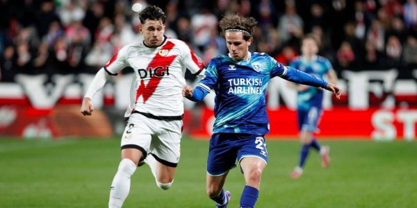 西甲劲旅巴列卡诺总比分3-2力克土超萨姆松体育，挺进欧协联八强