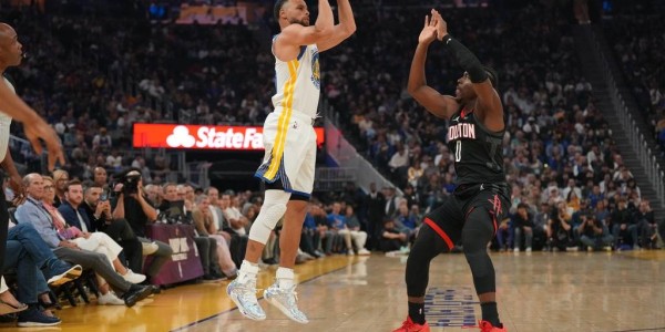 库里复出失绝杀杜兰特31分 勇士不敌火箭