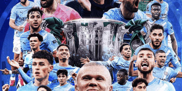 瓜帅40冠里程碑！曼城2-0阿森纳捧起联赛杯，终结枪手不败神话