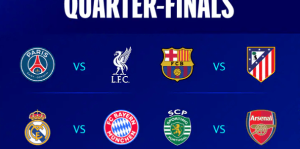 欧冠八强对阵详解：皇马碰拜仁堪称欧洲德比，阿森纳好运连连