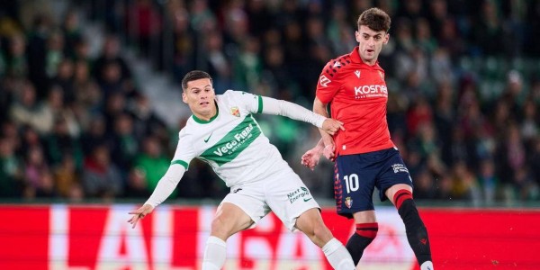 西甲最新积分榜揭晓：埃尔切0-0奥萨苏纳，竞争局势愈发激烈