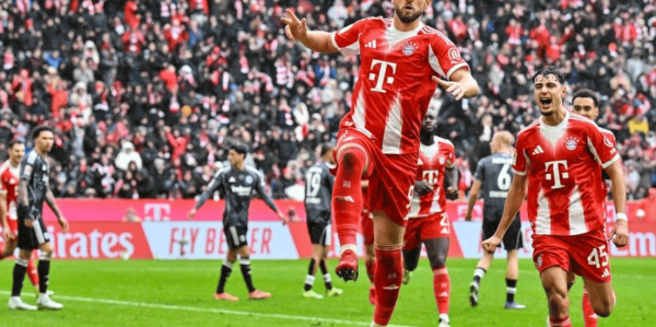 3-2！德甲霸主继续狂飙：豪取4连胜，凯恩狂轰28球，领跑射手榜