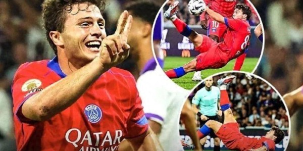 C罗都得夸！葡萄牙20岁新星一夜两倒钩，不够劲？再加个20米远射