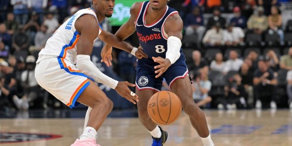 SGA20+11伦纳德20分 雷霆擒快船迎7连胜+锁定联盟第1