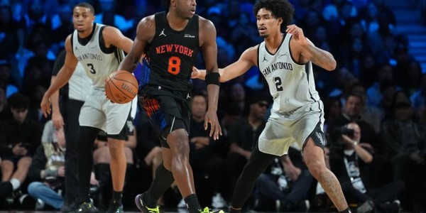 NBA杯-布伦森25分文班亚马18分 尼克斯逆转马刺夺冠