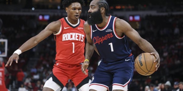 哈登22+7杜兰特16分 申京22+15火箭险胜快船