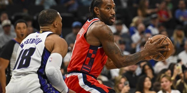 德罗赞27分威少三双 伦纳德空砍31分+伤退国王胜快船