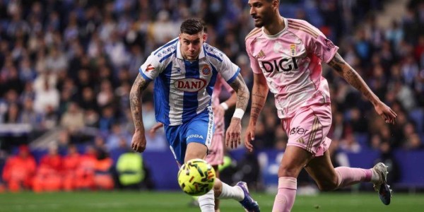 2-1，22岁巴萨旧将破门，助西甲第18逆转西甲第7，一夜逃离降级区