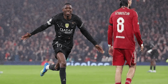 登贝莱双响弑红军！亚马尔破门难救主，大巴黎马竞会师欧冠四强