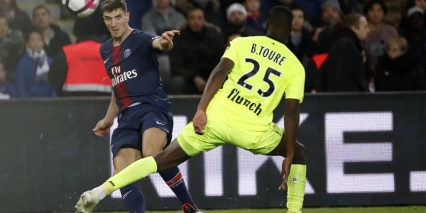 法甲：巴黎圣日耳曼VS里尔