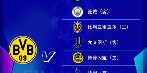 多特总监谈欧冠：与曼城国米尤文热刺交手，这才是欧冠应有的样子