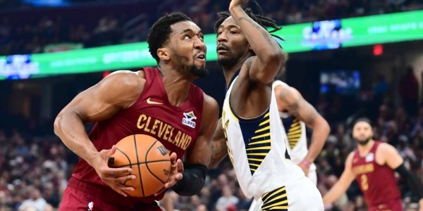 哈登28+7米切尔38分 骑士大胜步行者