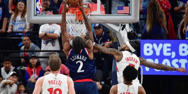 伦纳德27+6+2加兰24+4+6 英格拉姆18+6+4快船击败猛龙