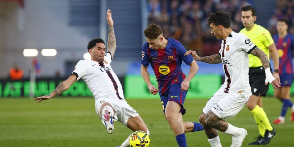 西甲-莱万破门亚马尔世界波建功 巴萨3-0马洛卡先赛4分领跑